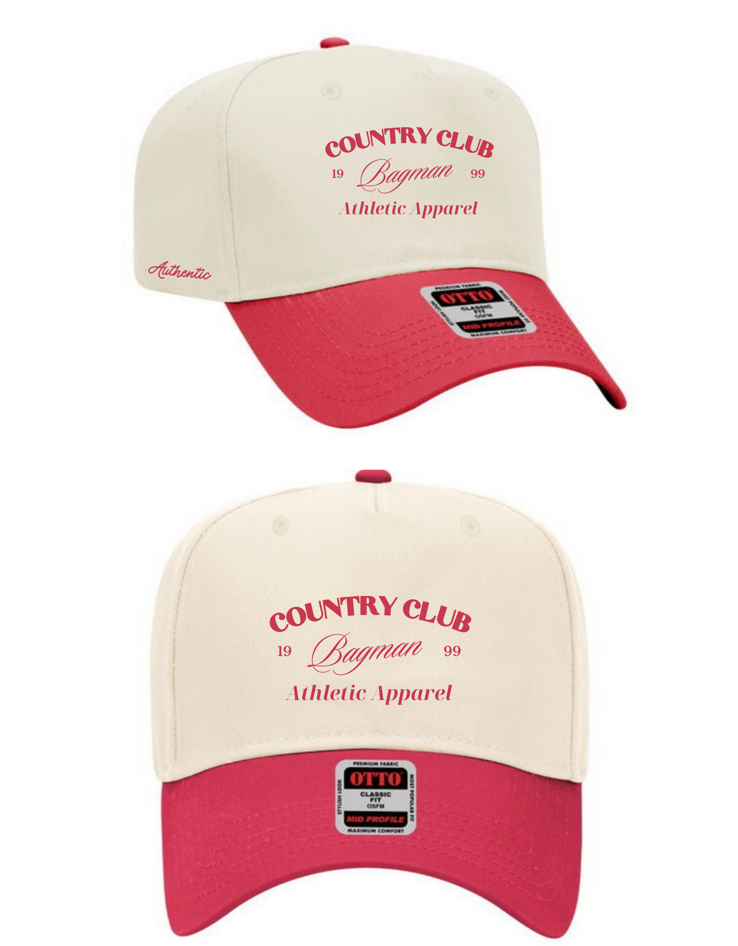 Country Club Trucker | Classy Red