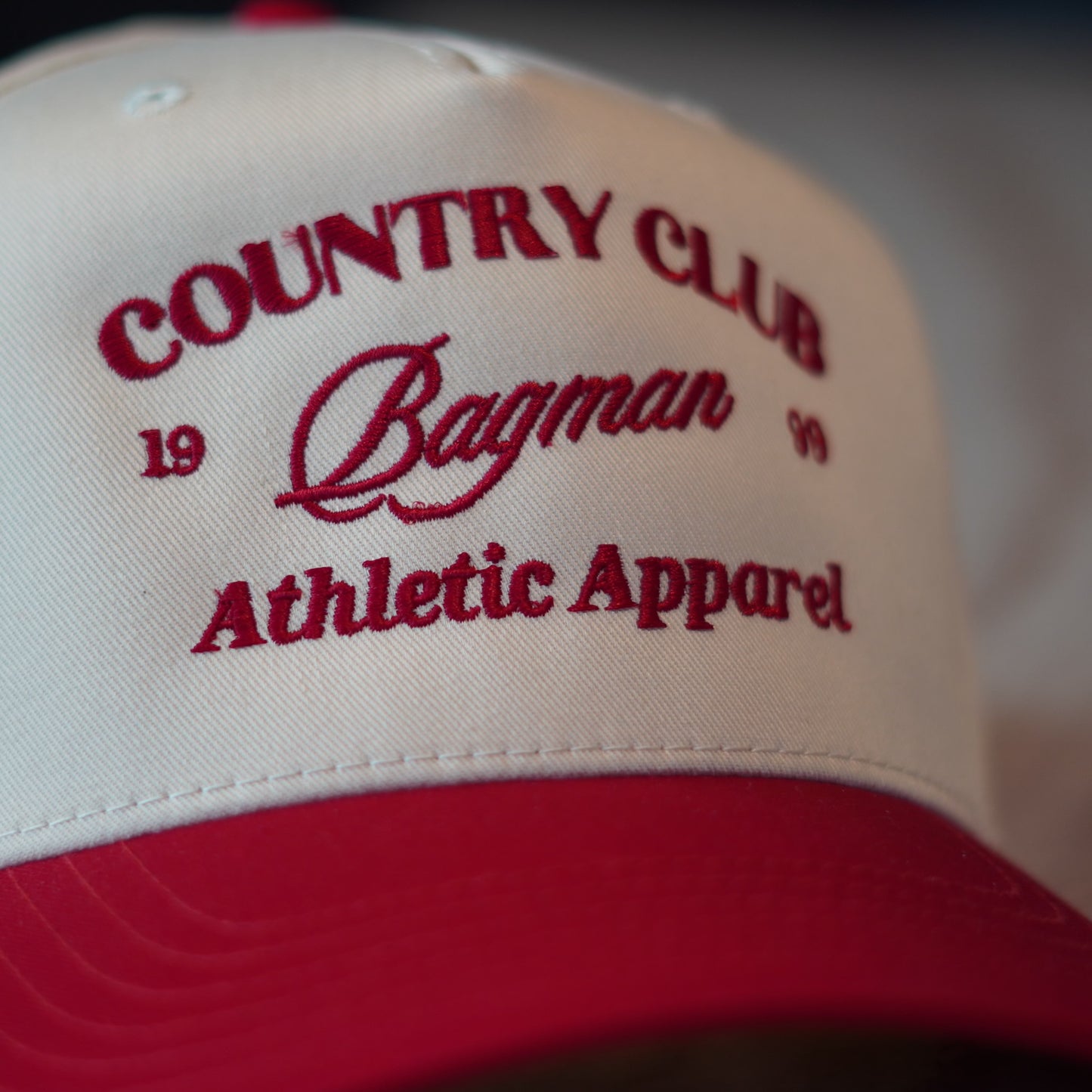 Country Club Trucker | Classy Red