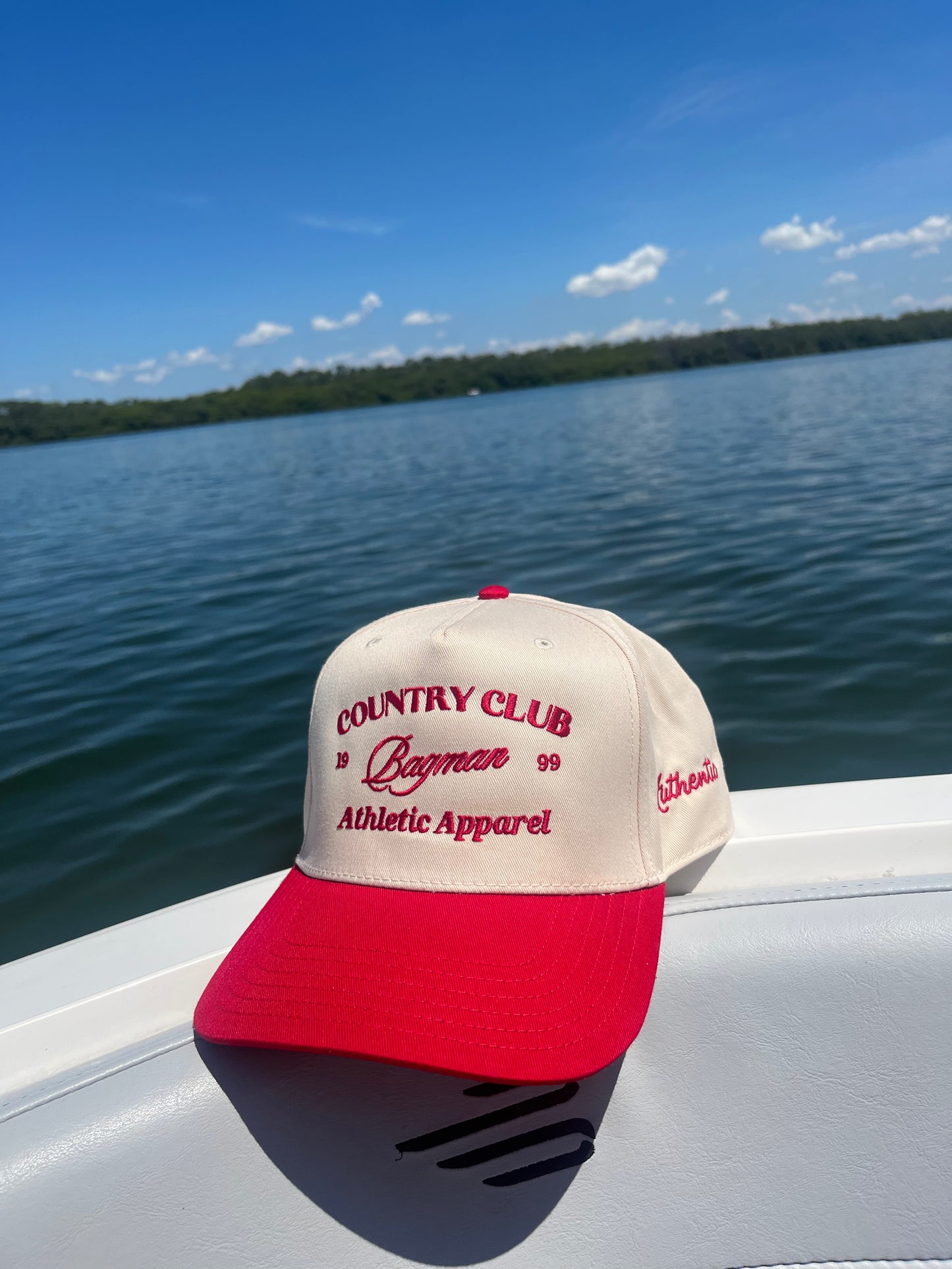 Country Club Trucker | Classy Red